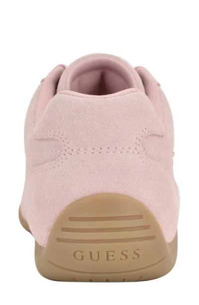 Guess Women's Gabiey Low Profile Suede Lace-up Sneakers In Pink