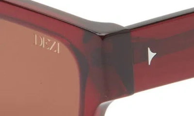 Dezi Izzy 56mm Polarized Rectangular Sunglasses