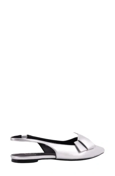 Shushop Audrey Pointed Toe Slingback Flat