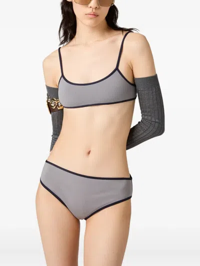 Miu Miu Technical Knit Swimsuit Bottom