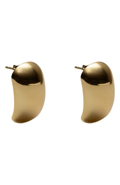 Argento Vivo Sterling Silver Chunky Rectangular Stud Earrings