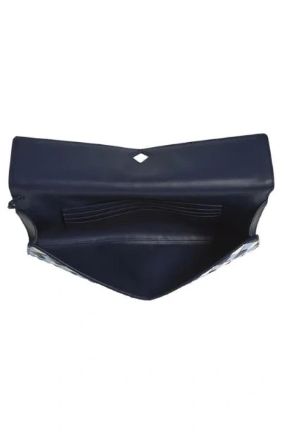 Bottega Veneta Andiamo Small Intrecciato Leather Clutch In White