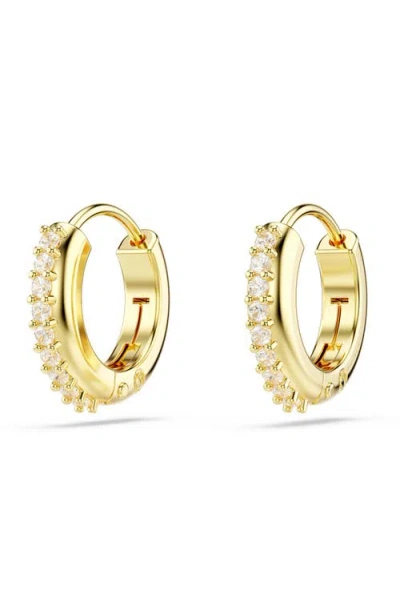 Swarovski Matrix Embellished Hoop Earrings