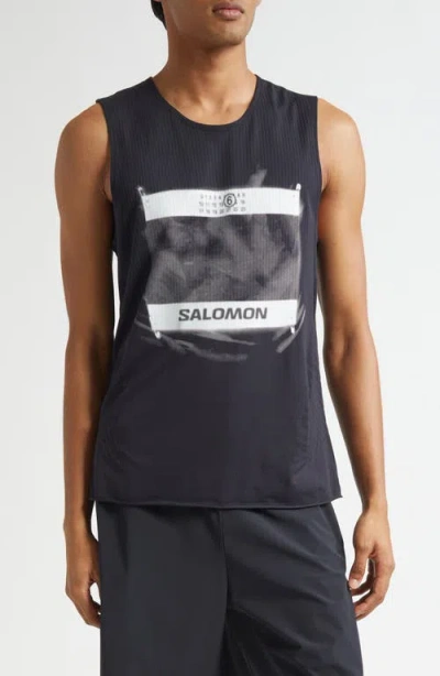 Mm6 Maison Margiela Mm6 X Salomon Edition Crewneck Tank Top Black