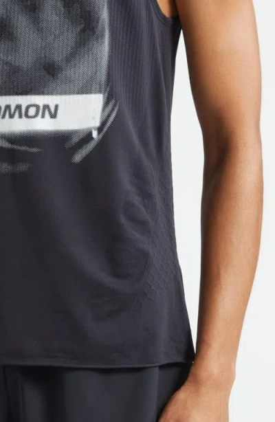 Mm6 Maison Margiela Mm6 X Salomon Edition Crewneck Tank Top Black