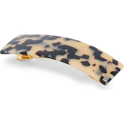 Alexandre De Paris Rectangle Barrette In Multi