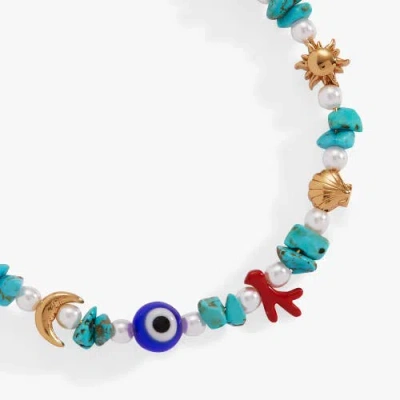 Alex And Ani Moonlight Beach Beach Beaded Bangle Bracelet