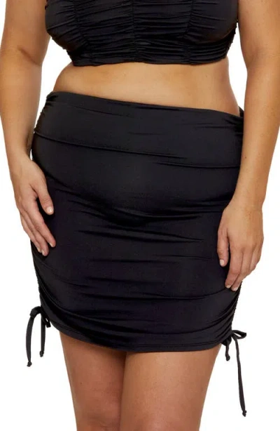 Becca Etc . Color Code Skirted Bikini Bottoms In Black