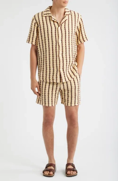 Oas Tartufo Porto Waffle Shorts