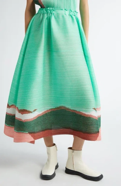 Issey Miyake Skirt With Uneven Hem And Elastic Waistband