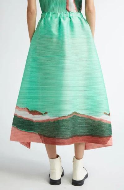 Issey Miyake Skirt With Uneven Hem And Elastic Waistband