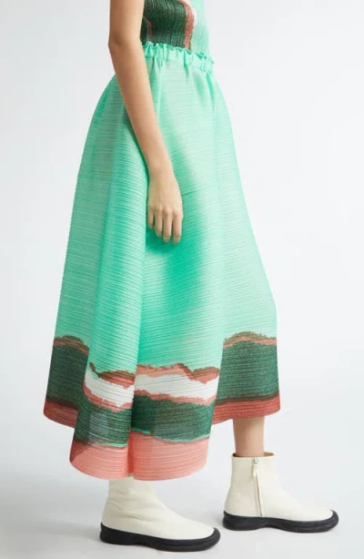 Issey Miyake Skirt With Uneven Hem And Elastic Waistband