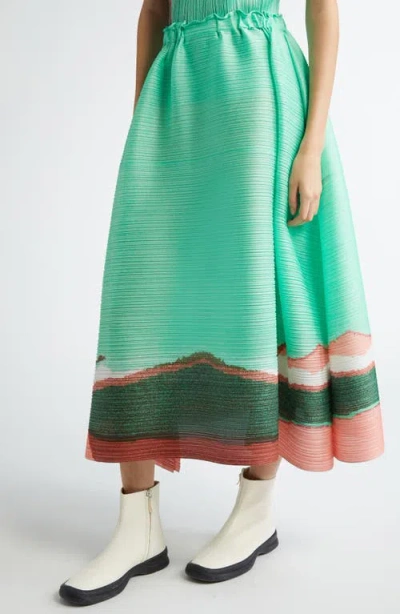 Issey Miyake Skirt With Uneven Hem And Elastic Waistband