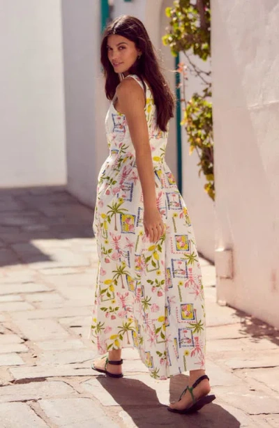 Next Allover Print Midi Sundress