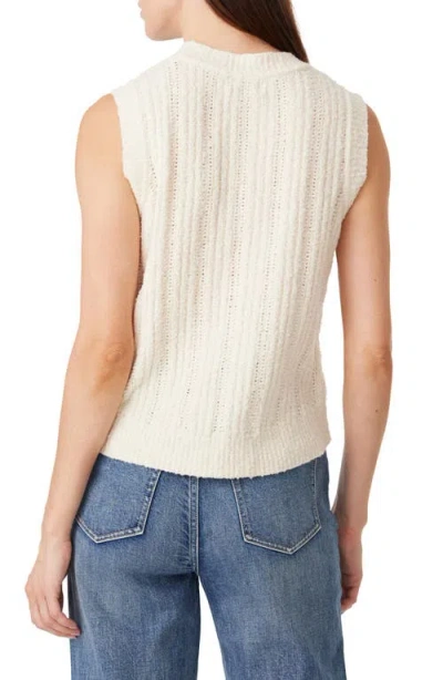 Habitual Texture Sleeveless Sweater In Neutral