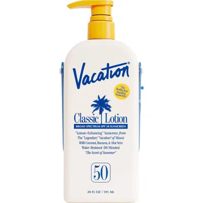 Vacation Classic Lotion Spf 50 Sun Lotion Jug In Transparent