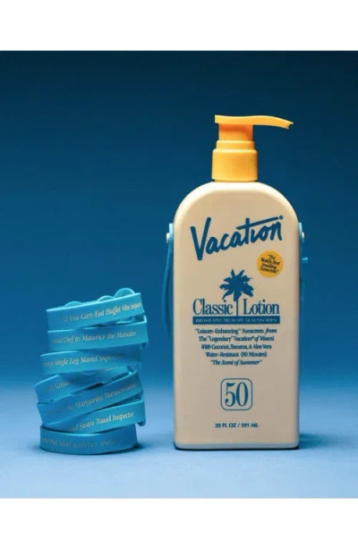 Vacation Classic Lotion Spf 50 Sun Lotion Jug In Transparent