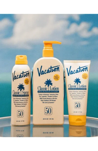 Vacation Classic Lotion Spf 50 Sun Lotion Jug In Transparent