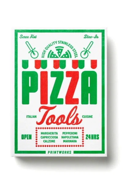 Printworks The Essentials Pizza Tools Gift Set In Multi