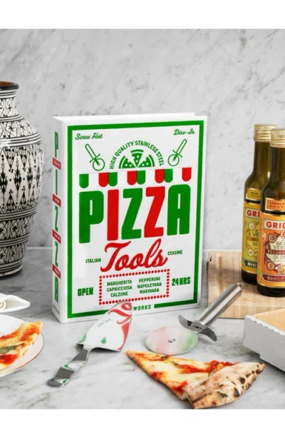 Printworks The Essentials Pizza Tools Gift Set In Multi