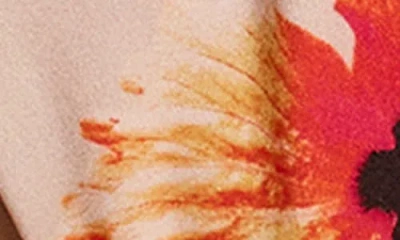 Good American Women's Satin Tiny-ties Floral Bikini Bottoms In Multi