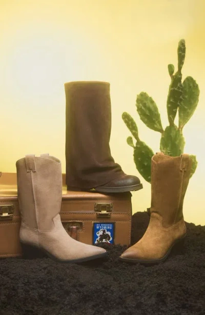 Steve Madden Benton Mid-shaft Foldover Cuffed Moto Boots