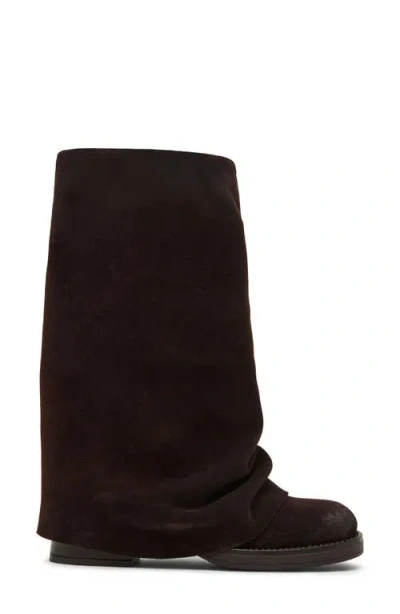 Steve Madden Benton Mid-shaft Foldover Cuffed Moto Boots