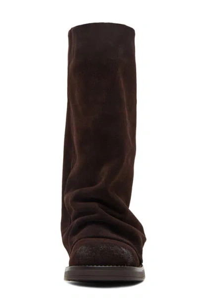 Steve Madden Benton Mid-shaft Foldover Cuffed Moto Boots