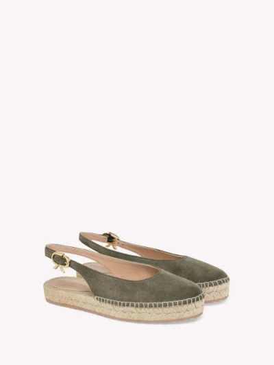 Gianvito Rossi Paz Espadrilles In Green