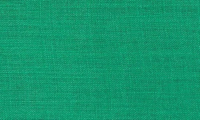 Clifton Wilson Kelly Green Slub Linen Pocket Square