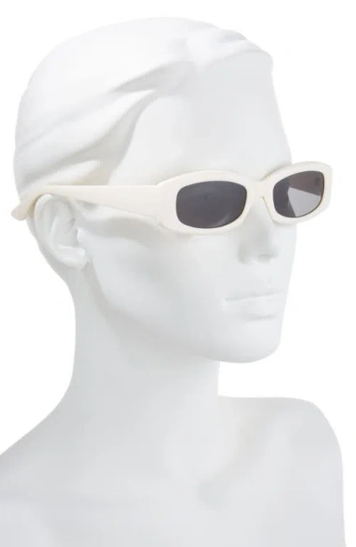 Bp. Slim Rectangular Sunglasses In White