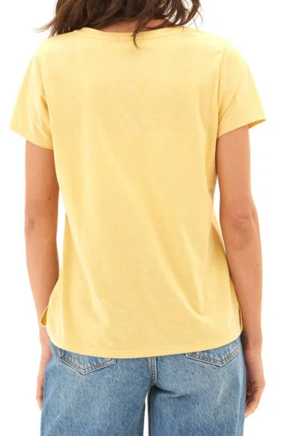 Threads 4 Thought Pattie V-neck Triblend T-shirt In Orange