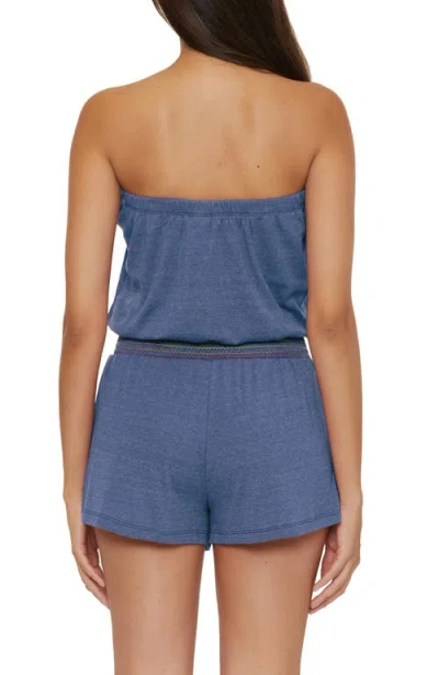 Soluna Sunset Cover-up Romper In Blue