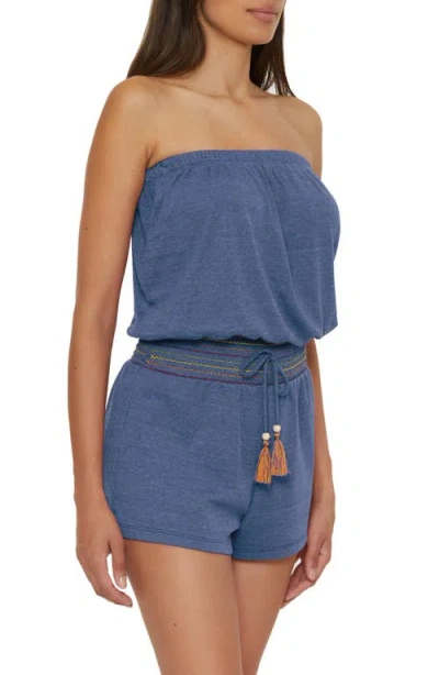 Soluna Sunset Cover-up Romper In Blue
