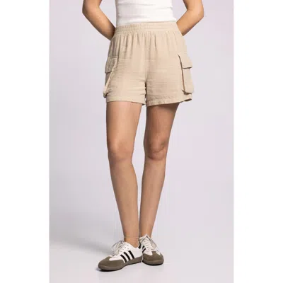 Thread & Supply Darana Stripe Linen Blend Shorts