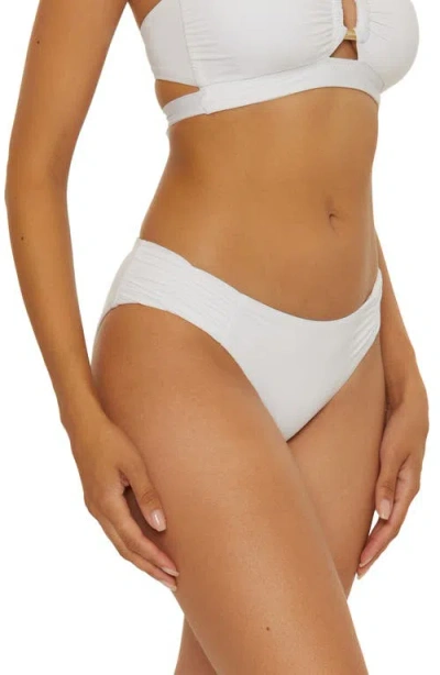 Soluna Buckle Up Bikini Bottoms In White