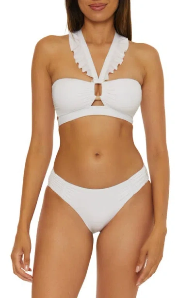 Soluna Buckle Up Bikini Bottoms In White
