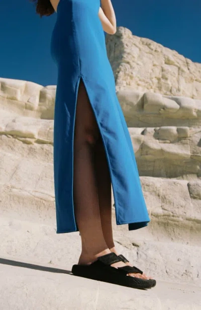 Veja Double Strap Leather Slippers