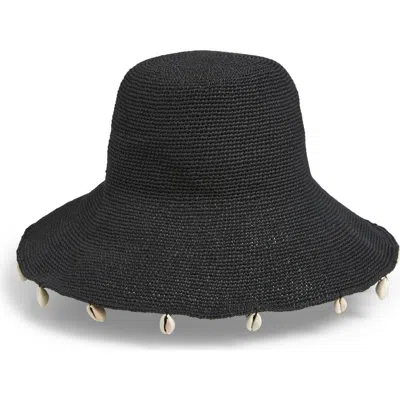 Rails X Lspace Crete Rattan Hat In Black