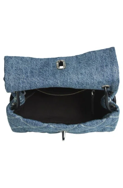 Marc Jacobs Quilted Chain Strap Top Handle Shoulder Bag In Blue