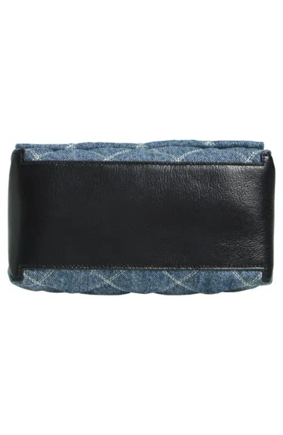 Marc Jacobs Quilted Chain Strap Top Handle Shoulder Bag In Blue