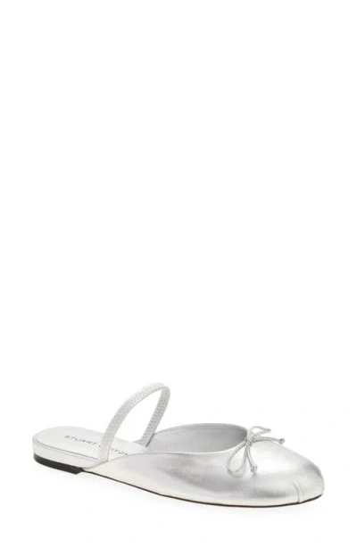 Stuart Weitzman Prima Bow Ballet Mule