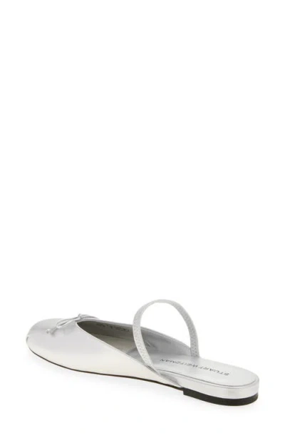 Stuart Weitzman Prima Bow Ballet Mule
