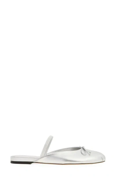 Stuart Weitzman Prima Bow Ballet Mule