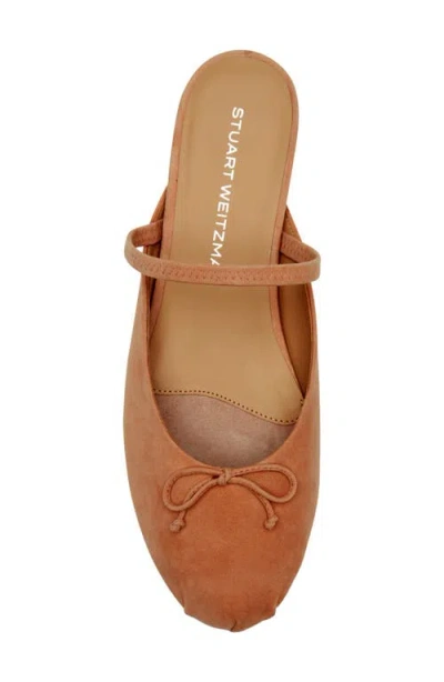 Stuart Weitzman Prima Bow Ballet Mule