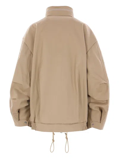 Niccolò Pasqualetti Drawstring Hem High Collar Utility Jacket