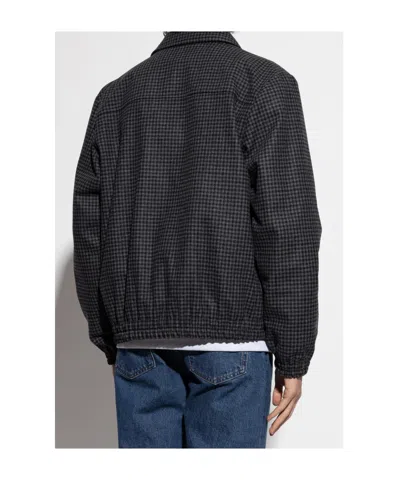 Apc Gilbert Zip-up Houndstooth Jacket