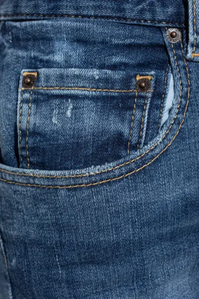 Dsquared2 Denim Shorts With Belt Loops