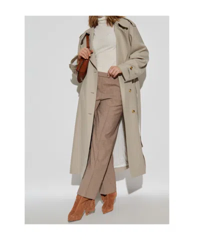 Fabiana Filippi Finely Ribbed Long-sleeved Top With Roll Neck In White