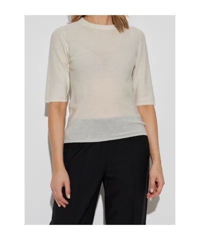 Fabiana Filippi Fitted Cotton Top Ribbed Texture